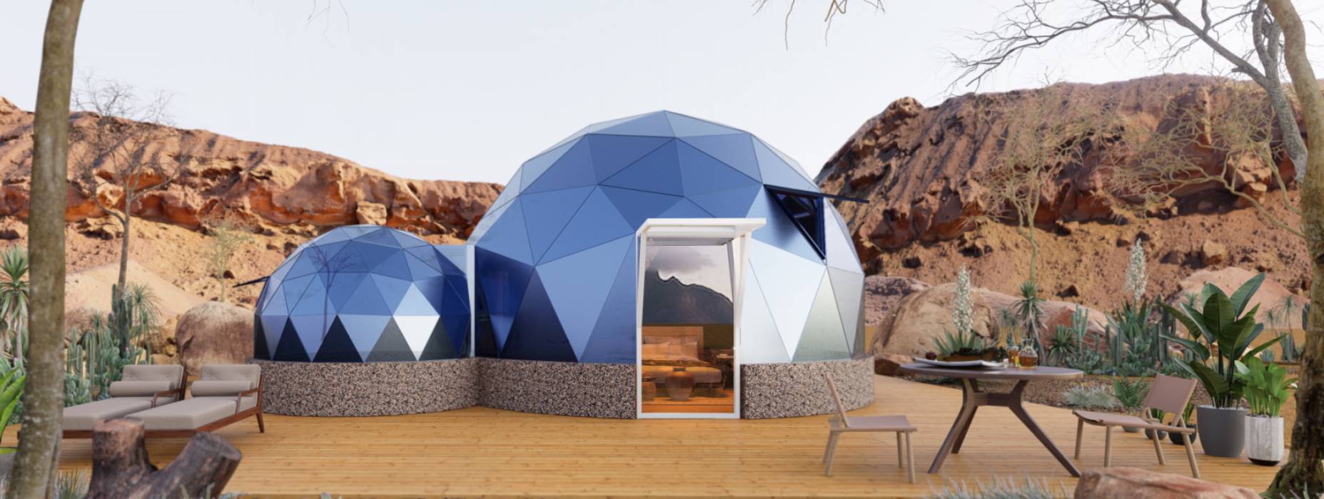 金凤区球形智能光伏玻璃星空房